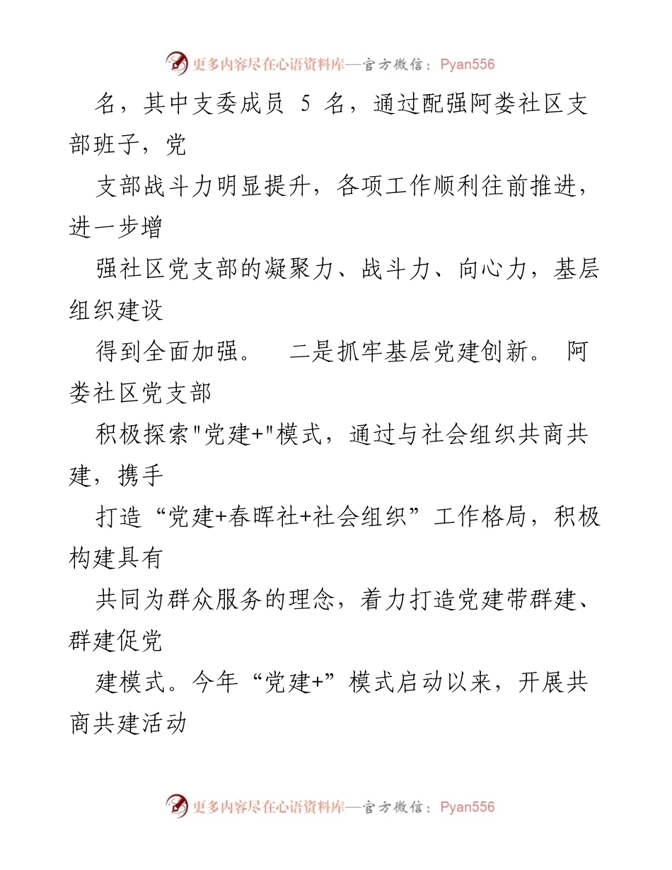 [工作总结] 社区工作 - 2022年上半年阿娄社区工作总结与成就.docx_第2页