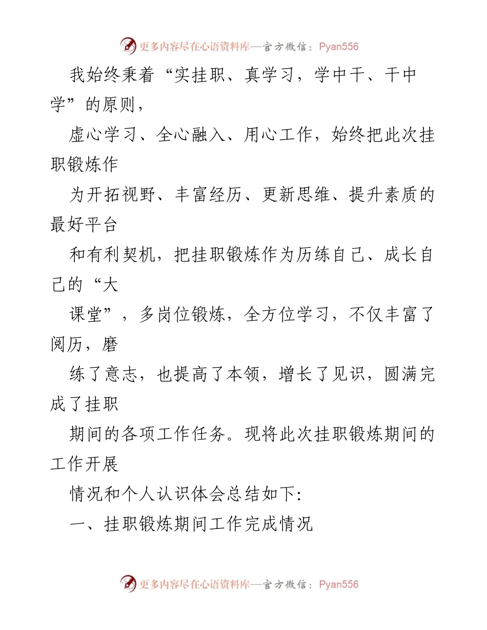 [工作总结] 消防救援队伍干部挂职锻炼 - 挂职锻炼成效与个人成长总结.docx_第2页