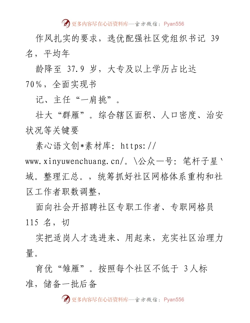 [工作总结] 社区治理 - 党建引领人才队伍建设与社区治理提升报告.docx_第2页