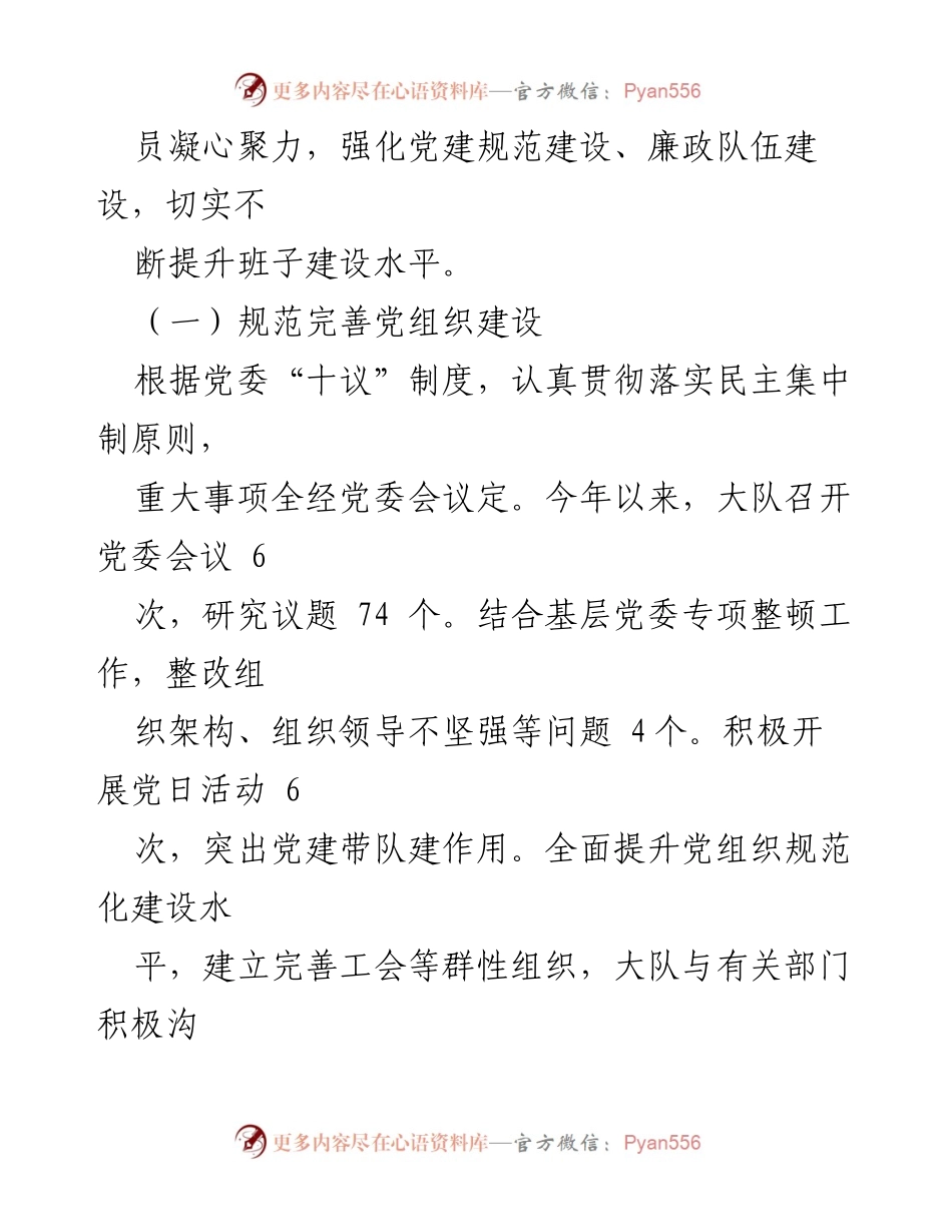 [工作总结] 消防救援大队 - 2023年上半年消防救援大队工作总结报告.docx_第2页
