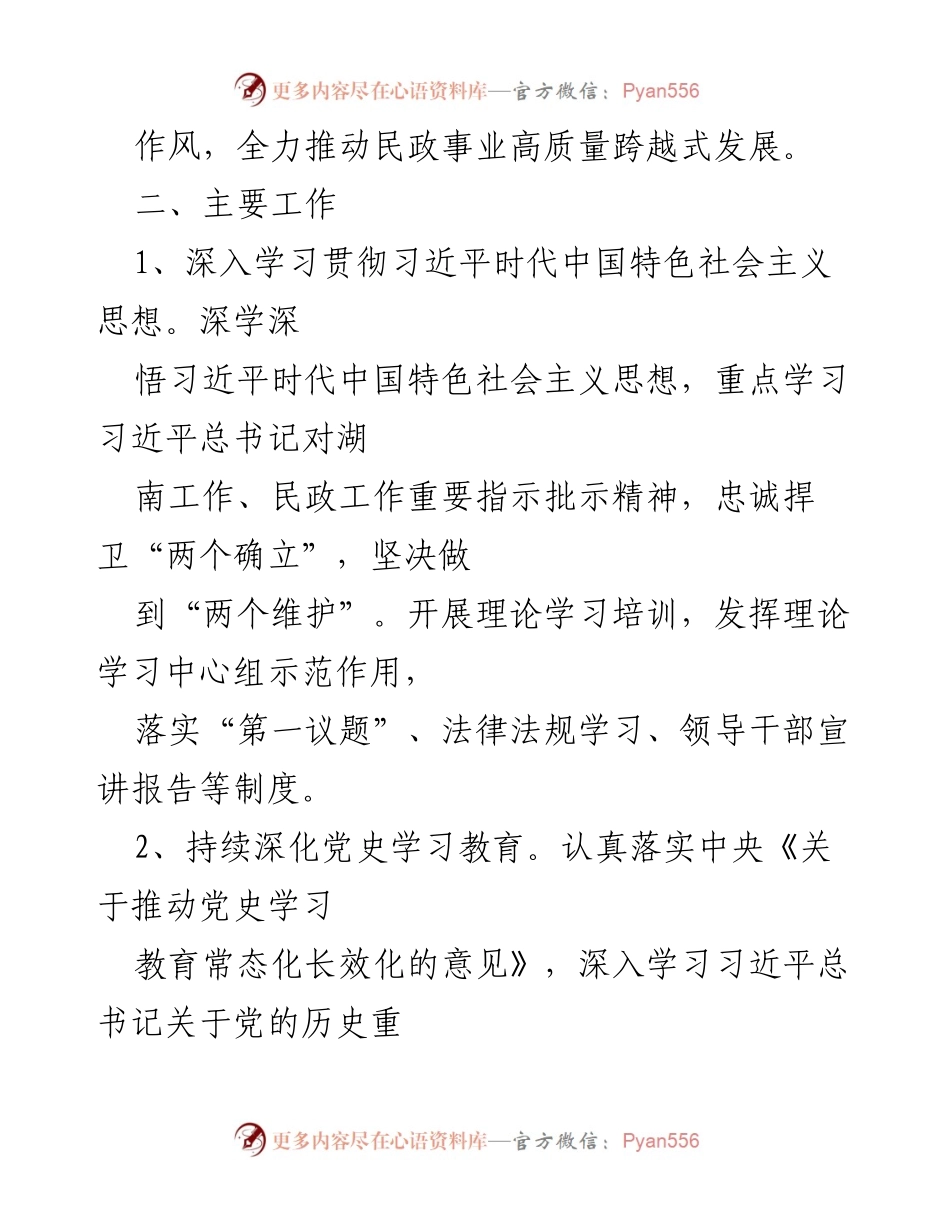 [工作总结] 民政局 - 2023年民政工作要点与实施方案.docx_第2页