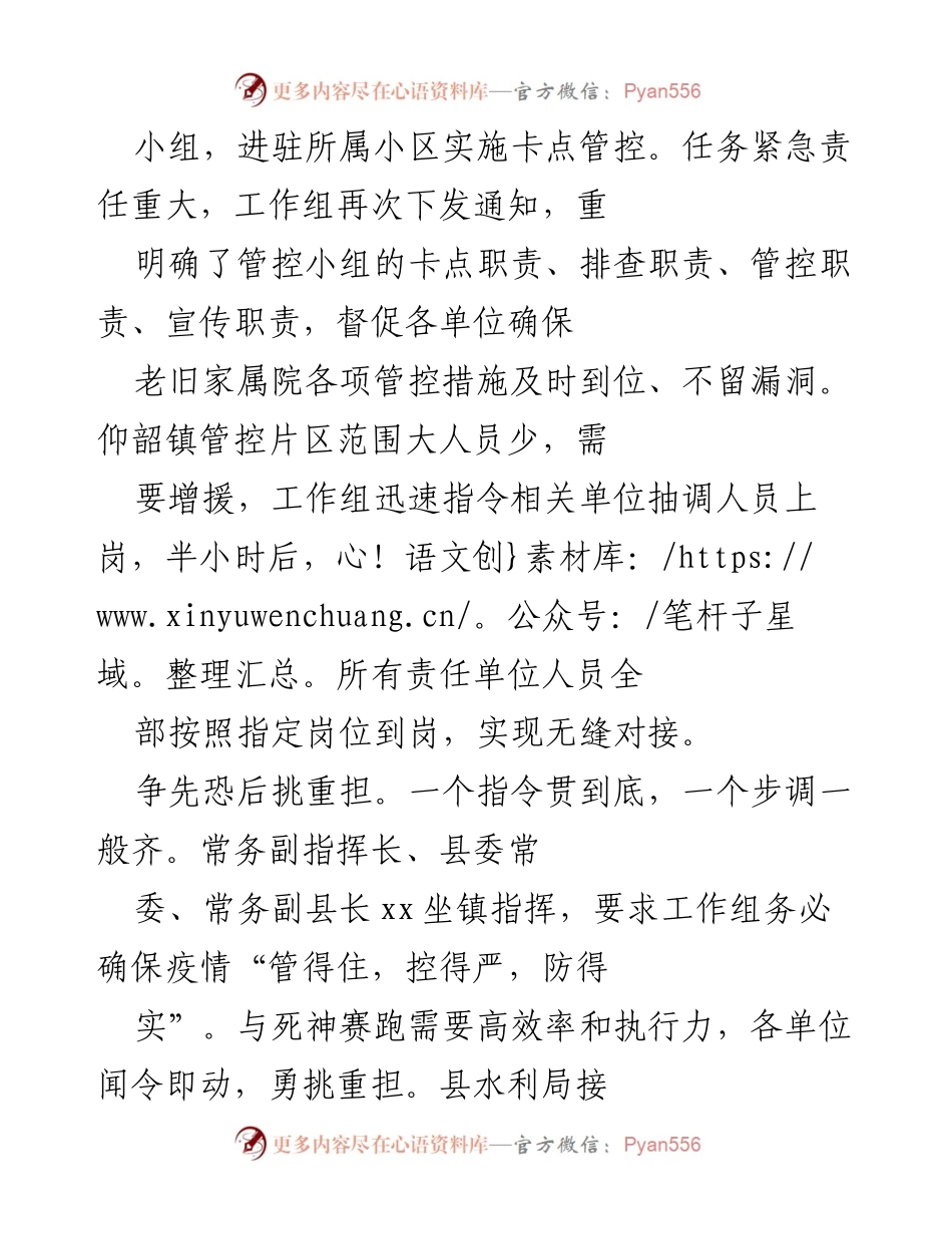 [工作总结] 疫情防控 - X县疫情防控网格化管理工作经验总结.docx_第2页