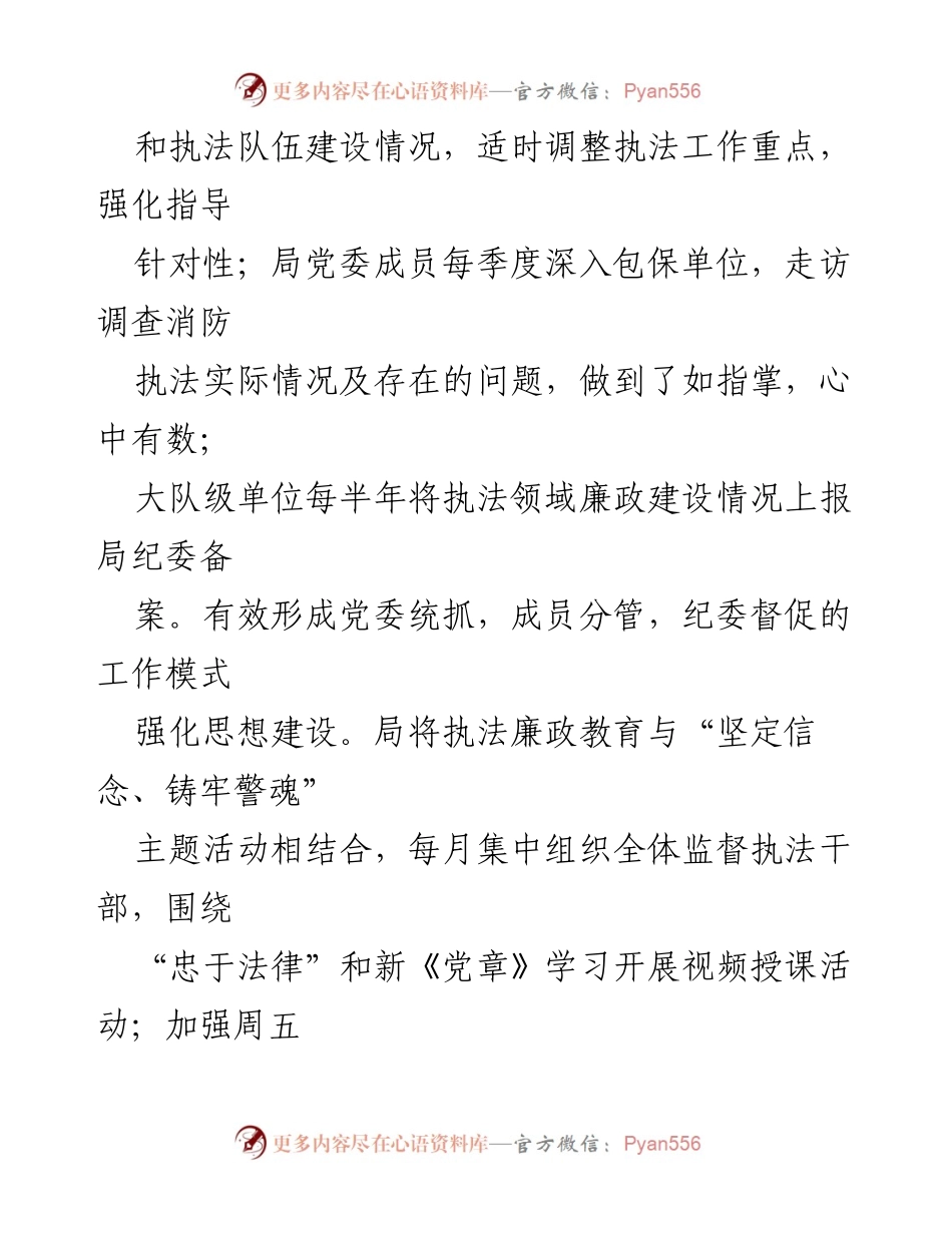 [工作总结] 消防执法廉政建设 - 加强消防执法廉政建设的经验总结.docx_第2页