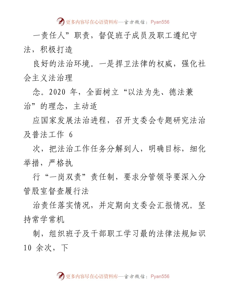 [工作总结] 法治政府建设 - 2020年度法治建设工作总结报告.docx_第2页