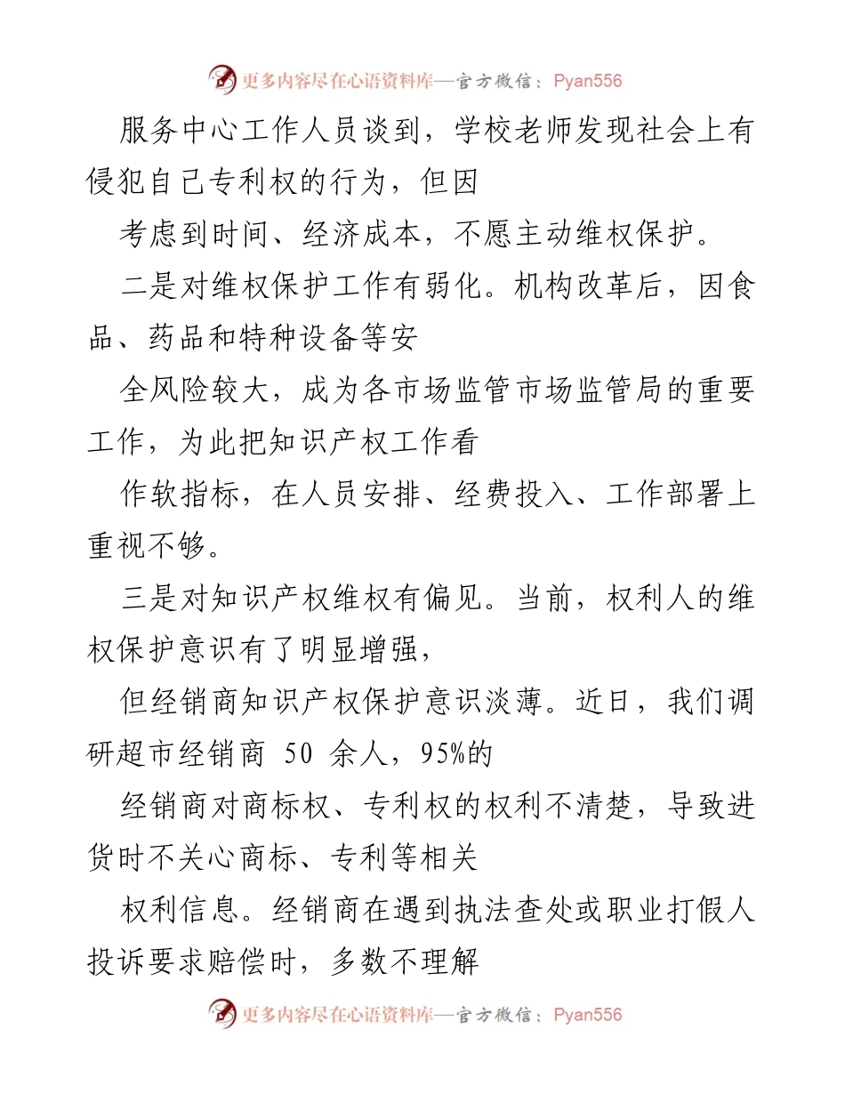 [工作总结] 知识产权保护会议 - 知识产权保护现状与机制优化工作总结.docx_第2页