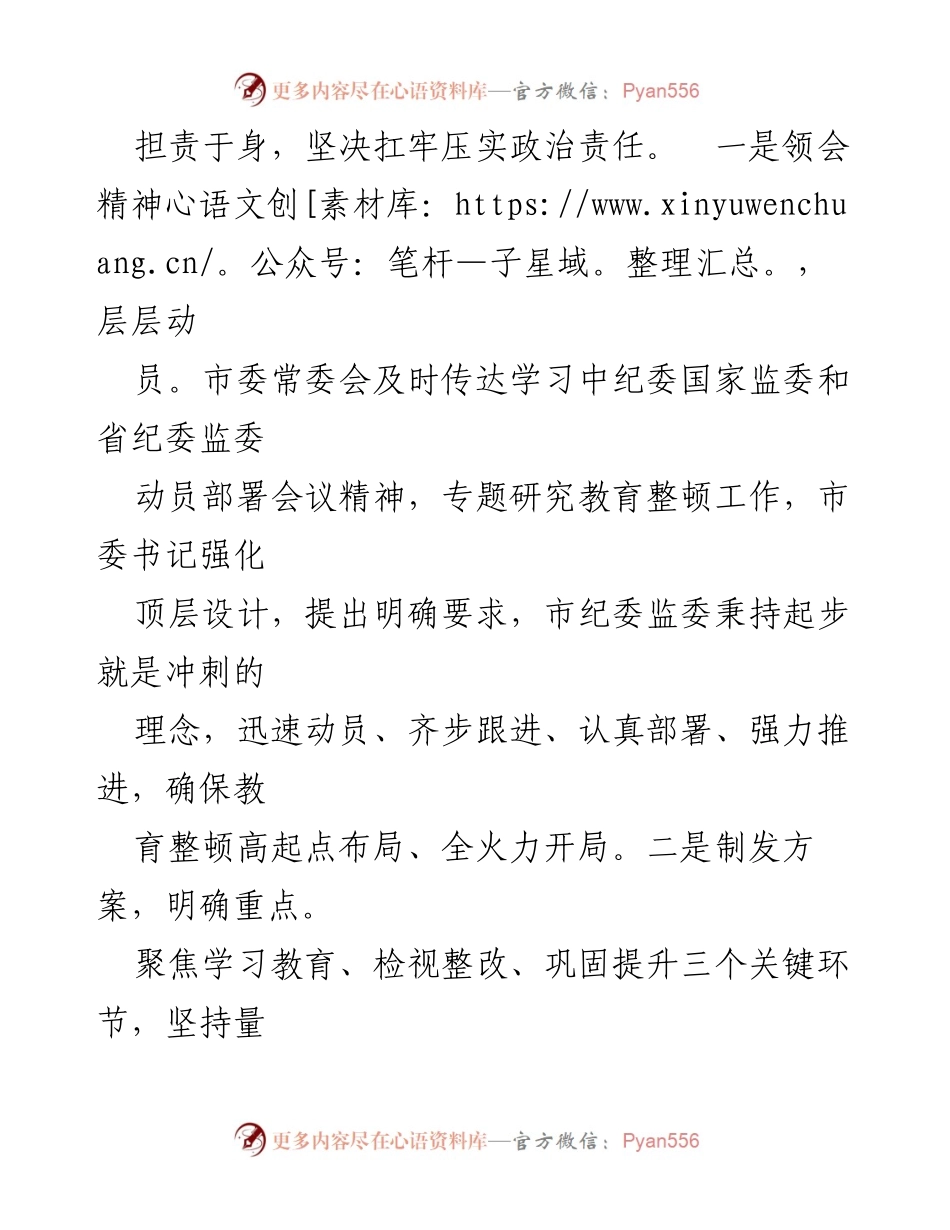 [工作总结] 纪检教育整顿 - 纪检监察干部队伍教育整顿工作开展情况总结.docx_第2页