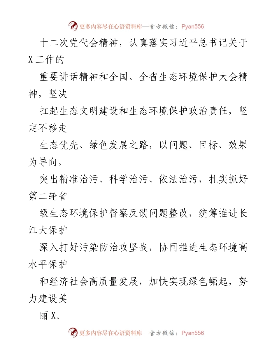 [工作总结] 生态环境保护 - X市第二轮省生态环境保护督察整改方案实施总结.docx_第2页