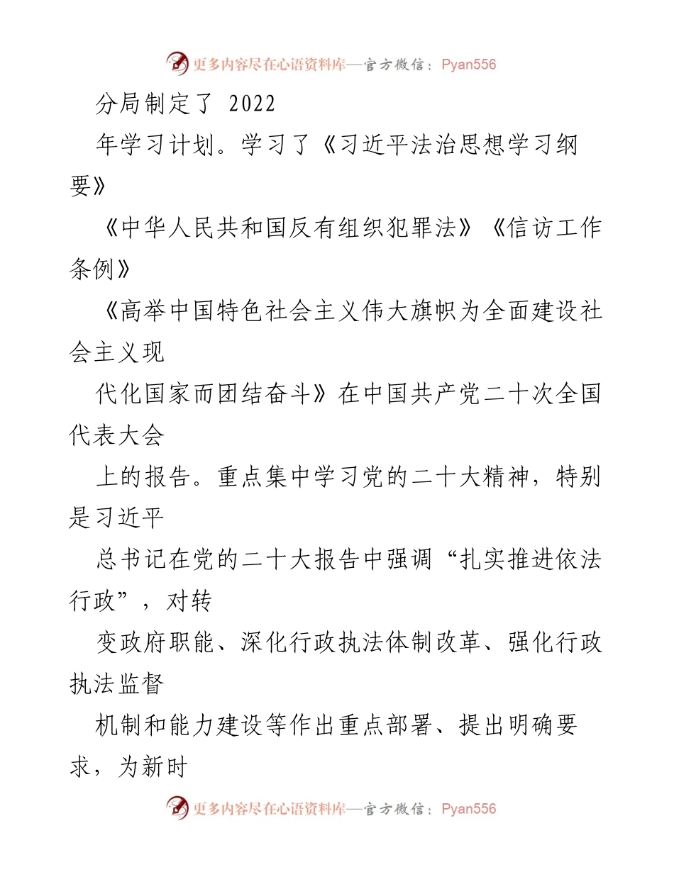 [工作总结] 法治建设 - 2022年度法治建设工作总结及2023年工作思路.docx_第2页