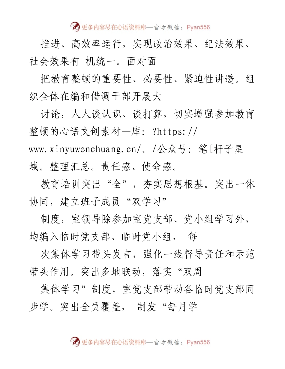 [工作总结] 纪检监察干部队伍教育整顿 - 纪检监察干部队伍教育整顿工作总结与成效分析.docx_第2页