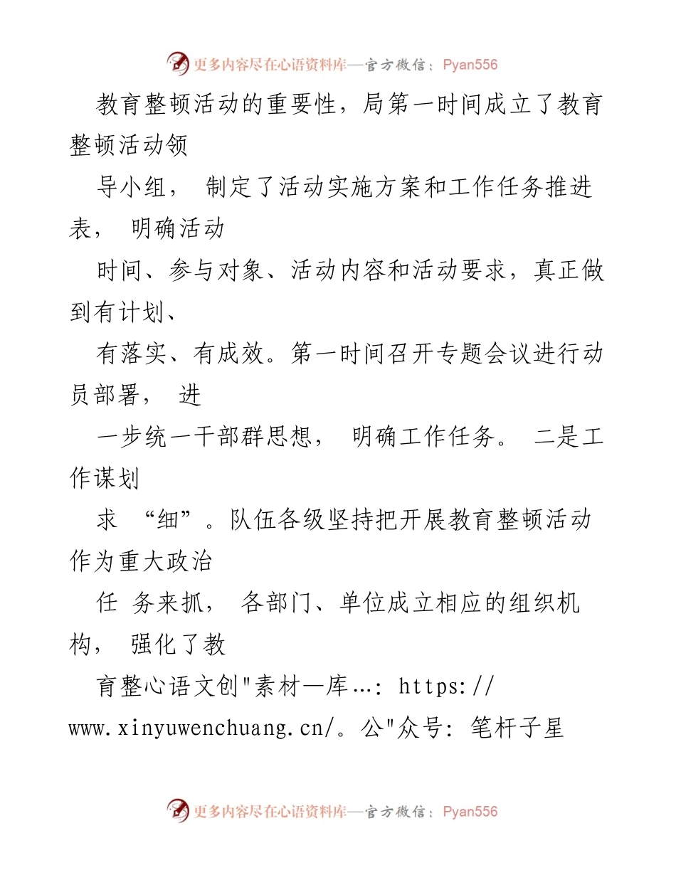 [工作总结] 正风肃纪专项教育整顿活动 - 教育整顿活动经验总结与实施策略.docx_第2页