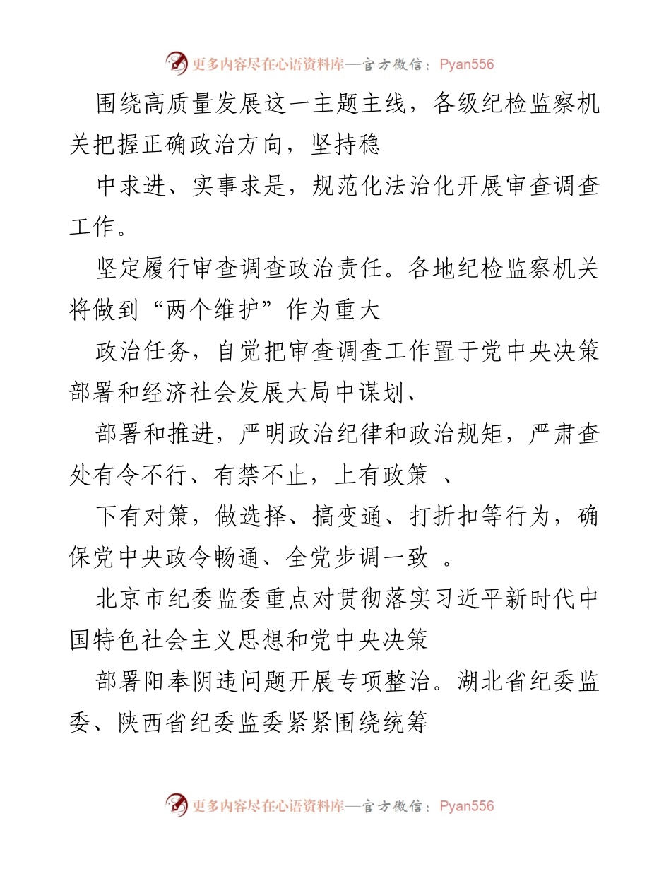 [工作总结] 纪检监察培训 - 提升审查调查工作高质量发展的经验总结.docx_第2页