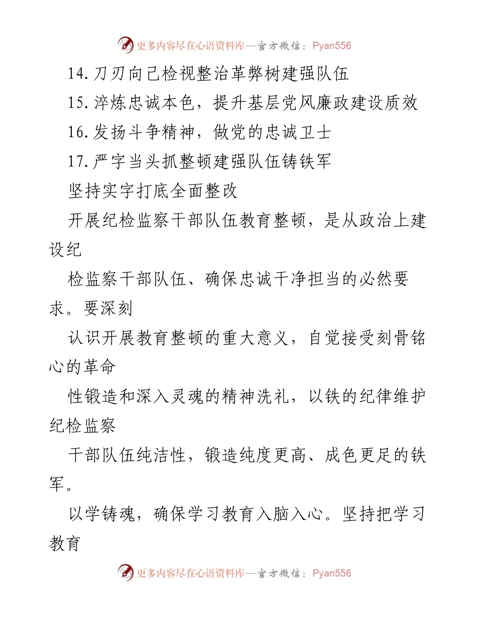 [工作总结] 纪检监察干部教育整顿 - 深入推进纪检监察干部队伍教育整顿的心得体会.docx_第2页