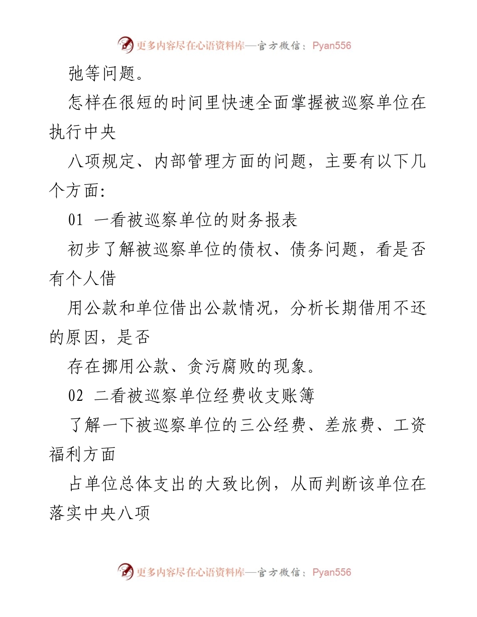 [工作总结] 纪检巡察 - 财务审查中的关键要点解析.docx_第2页