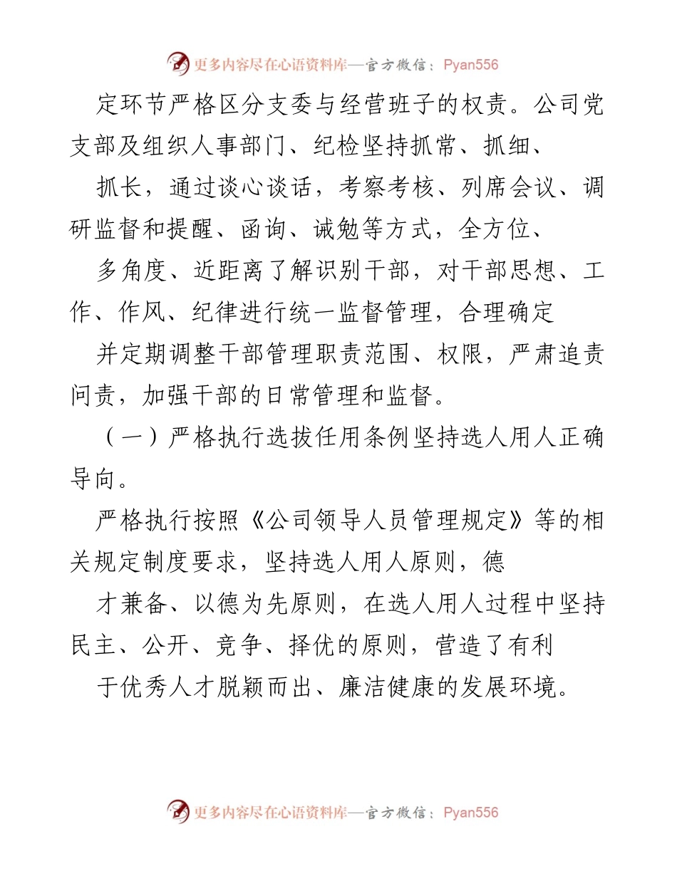 [工作总结] 选人用人工作 - 202X年公司选人用人工作报告总结.docx_第2页
