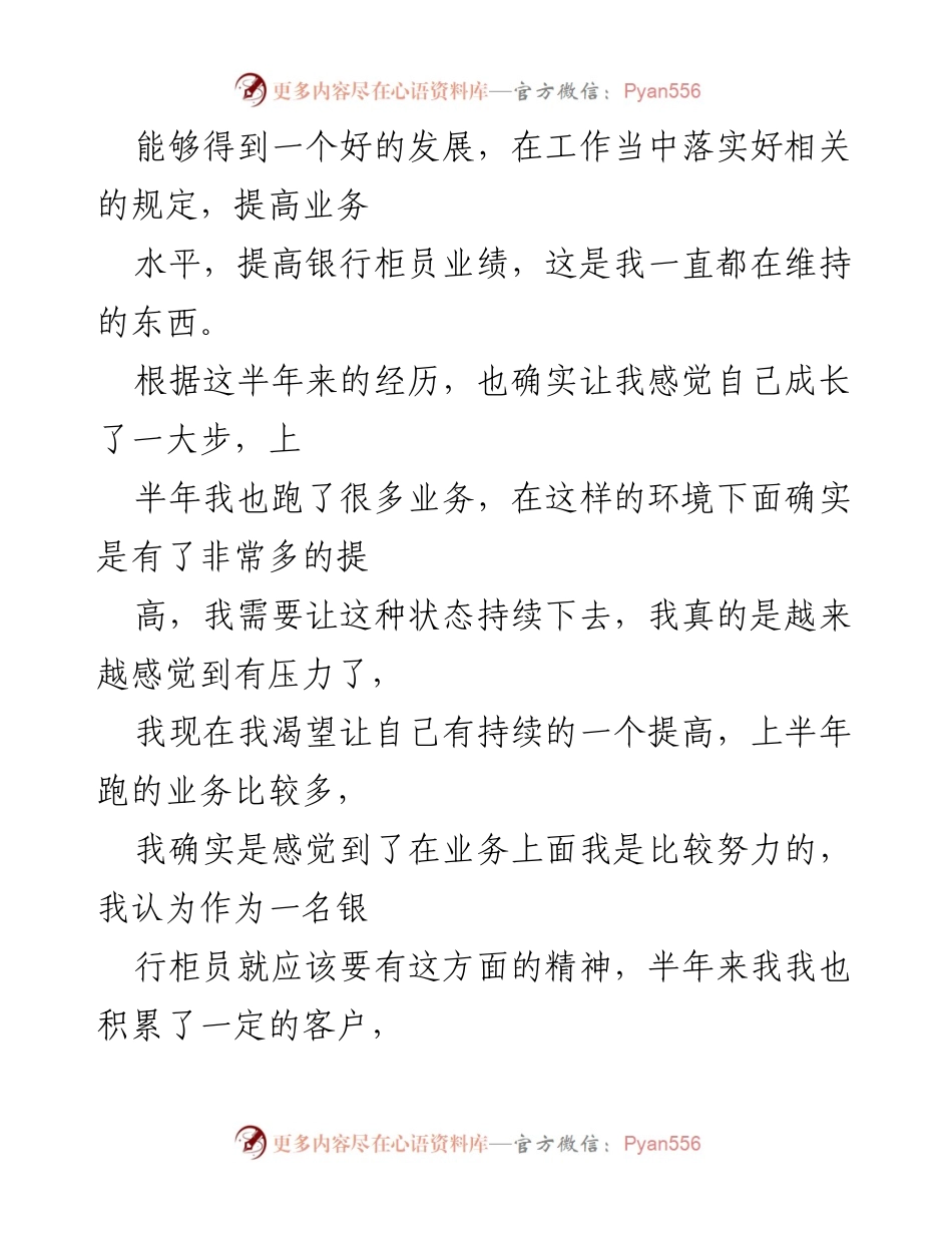 [工作总结] 银行 - 上半年工作总结报告.docx_第2页