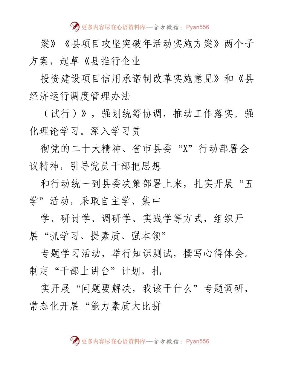 [工作总结] 项目建设工作汇报 - 2023年度项目建设与营商环境优化工作总结.docx_第2页