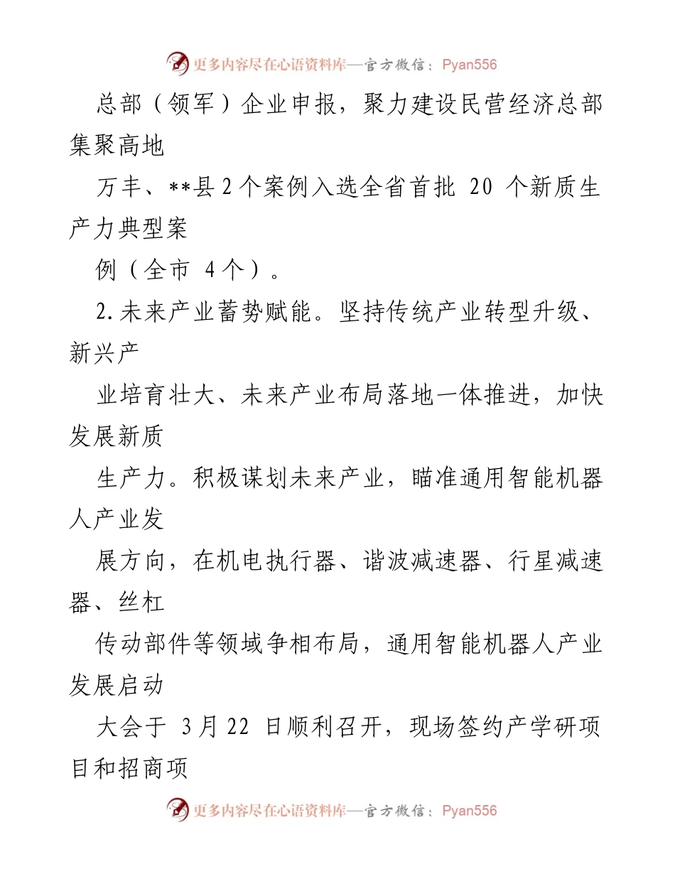 [工作总结] 经信局 - 2024年上半年工作总结及下半年工作举措.docx_第2页