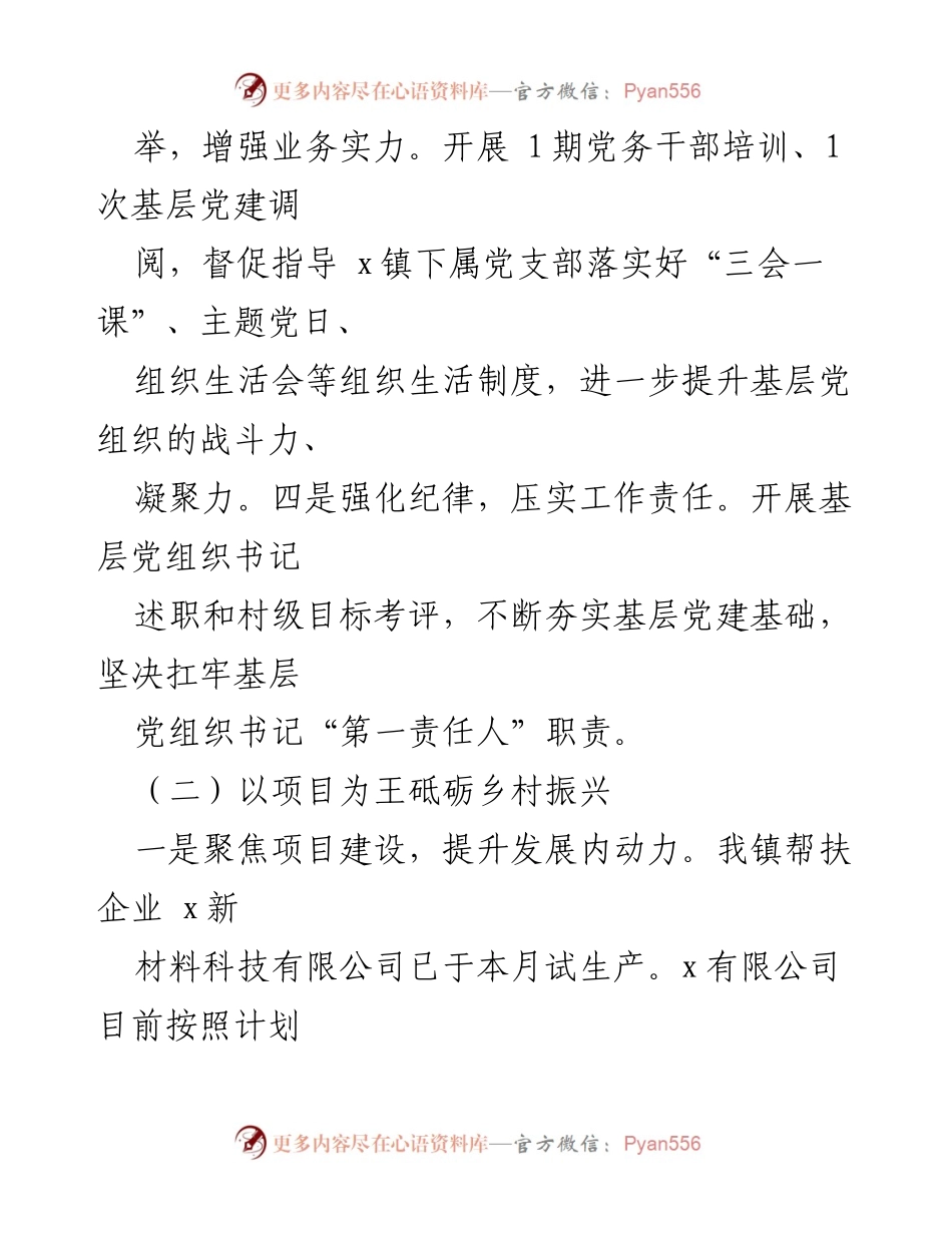 [工作总结] 镇政府 - 2023年上半年工作总结与下半年工作计划_2.docx_第2页