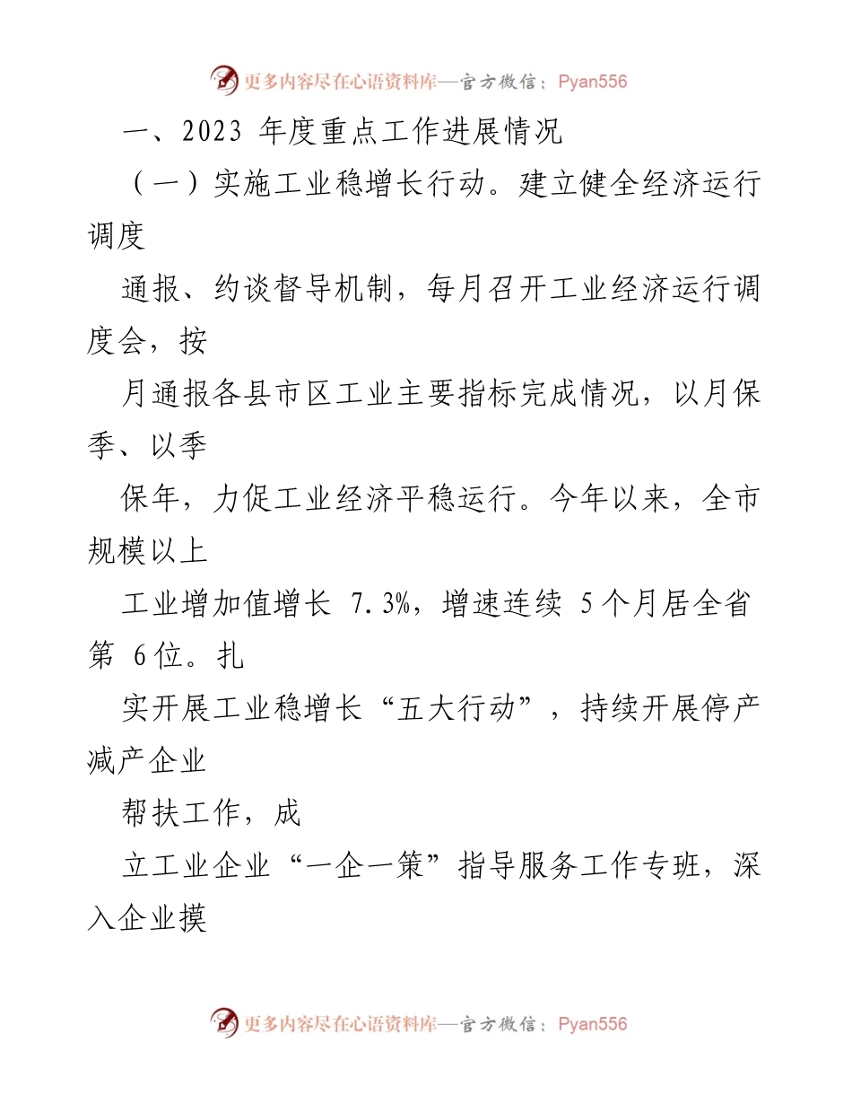 [工作总结] 经济和信息化局 - 2023年工作总结及2024年工作计划概述.docx_第2页