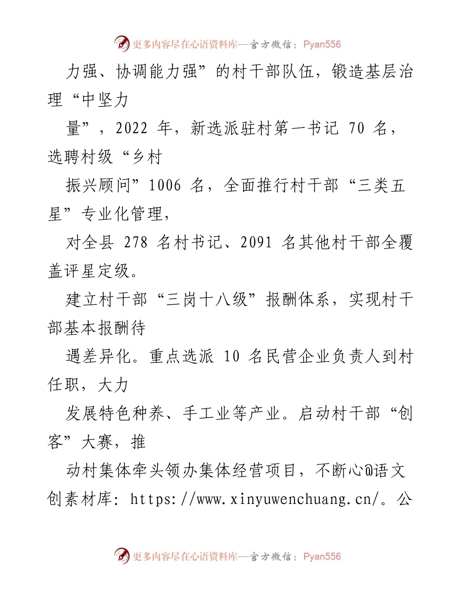 [工作报告] 城乡治理 - 党建引领“五双”模式推动乡村振兴与社会治理新格局.docx_第2页