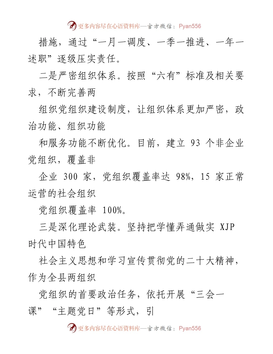 [工作总结] 非党建工作汇报 - 提升非企业党建工作质量与效能的实践探索.docx_第2页