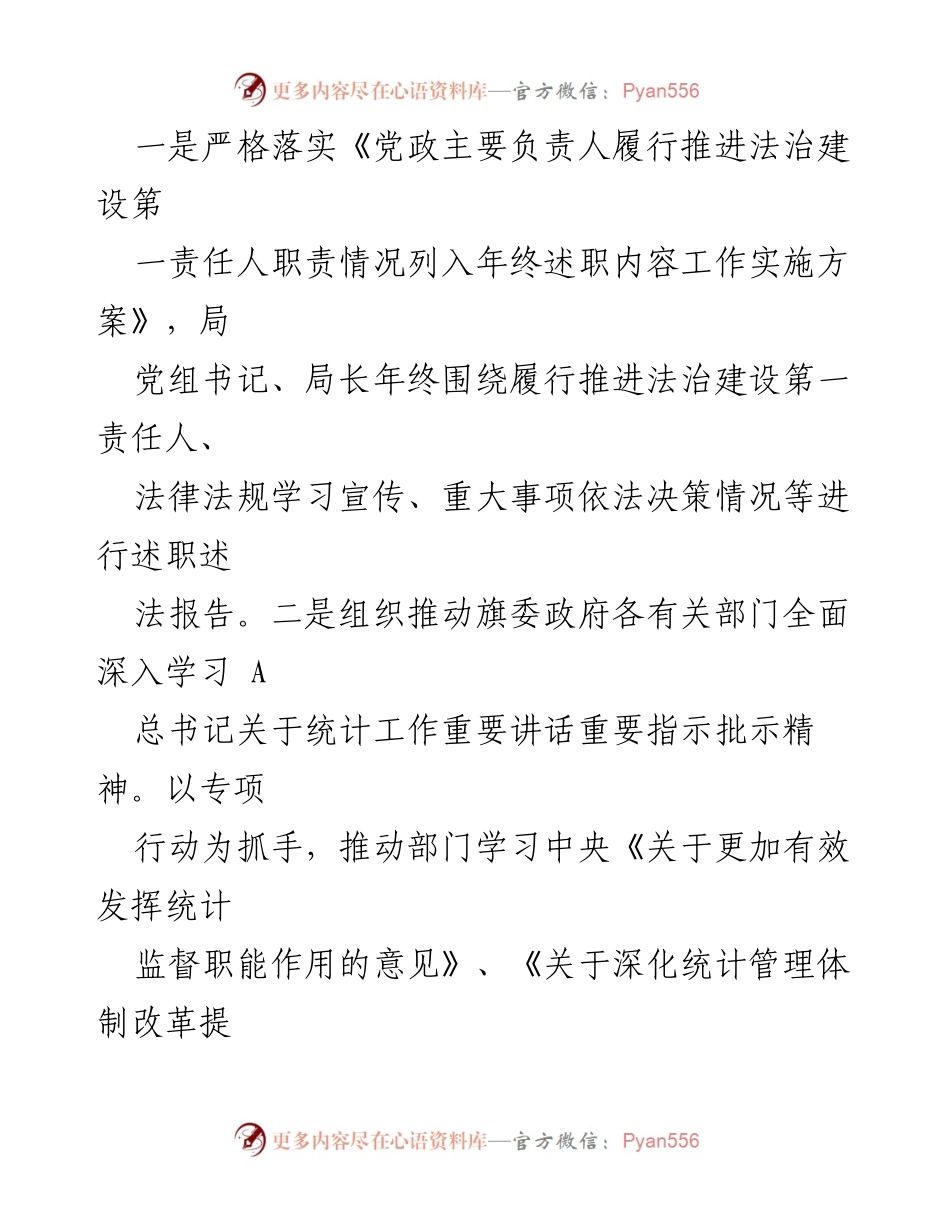 [工作总结] 统计局 - 2023年法治建设工作总结.docx_第2页