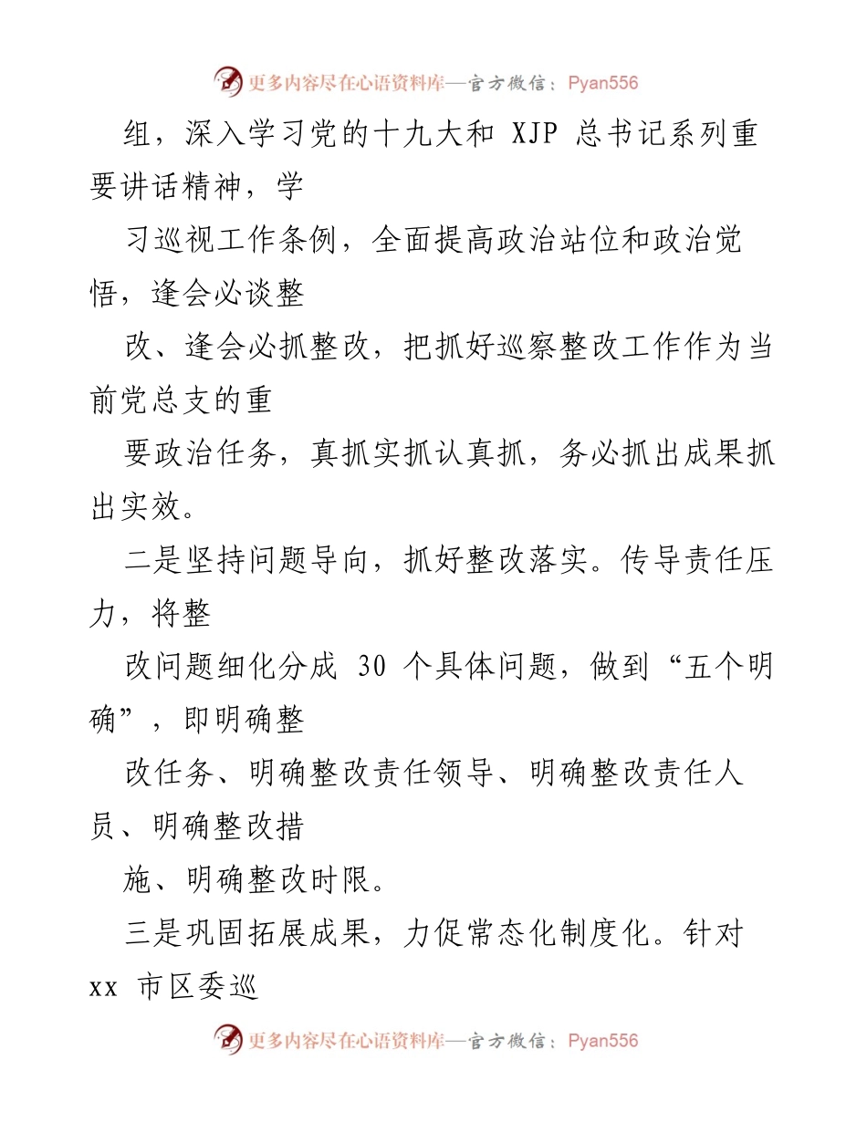 [工作总结] 镇党委 - 村级巡察整改情况报告.docx_第2页