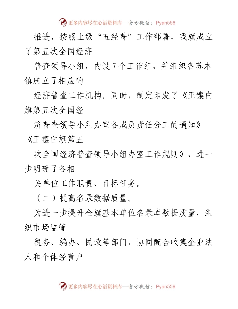[工作总结] 经济普查 - 第五次全国经济普查工作情况汇报_1.docx_第2页
