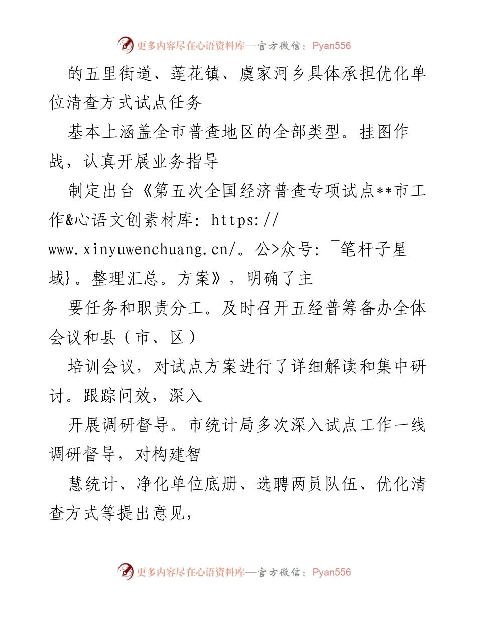 [工作总结] 经济普查专项试点 - 2023年经济普查专项试点工作总结与成效分析.docx_第2页