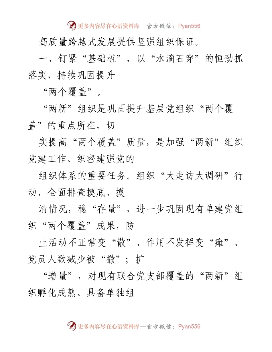 [工作总结] 组织部长会议 - 提升“两新”组织党建工作实效的经验总结_1.docx_第2页