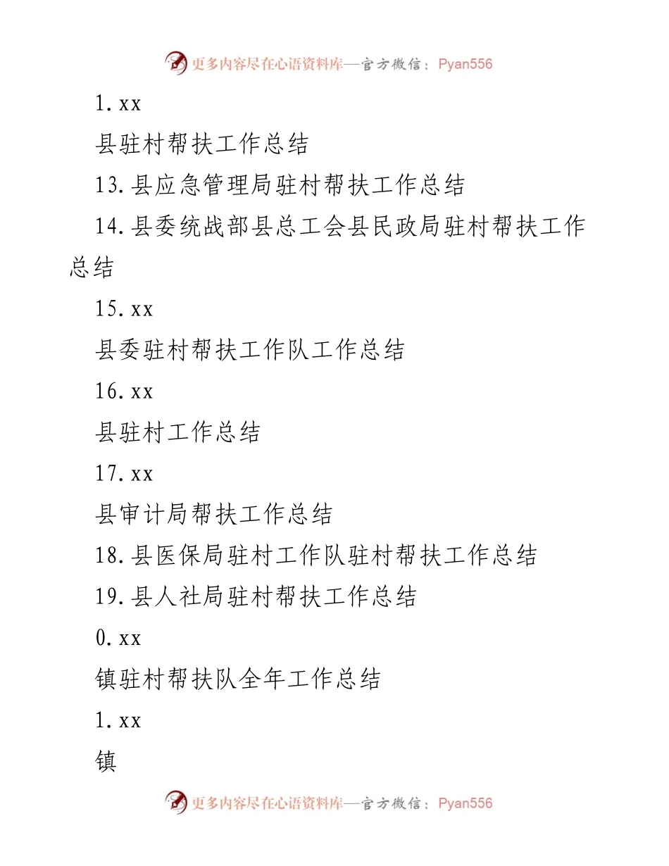 [工作总结] 驻村帮扶工作助力乡村振兴成效总结.docx_第2页
