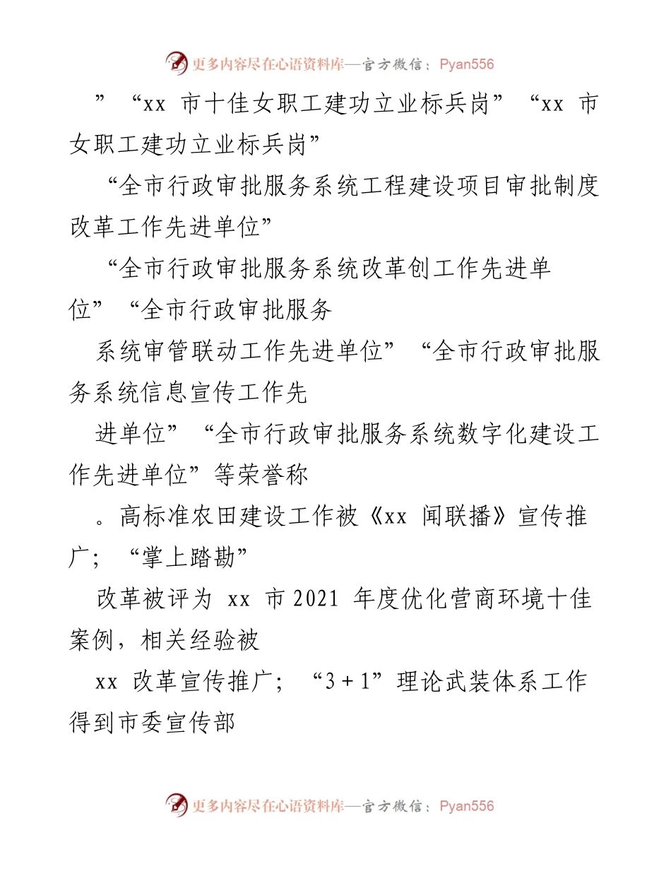 [工作总结] 行政审批服务局 - 2022年上半年工作总结与成就报告.docx_第2页