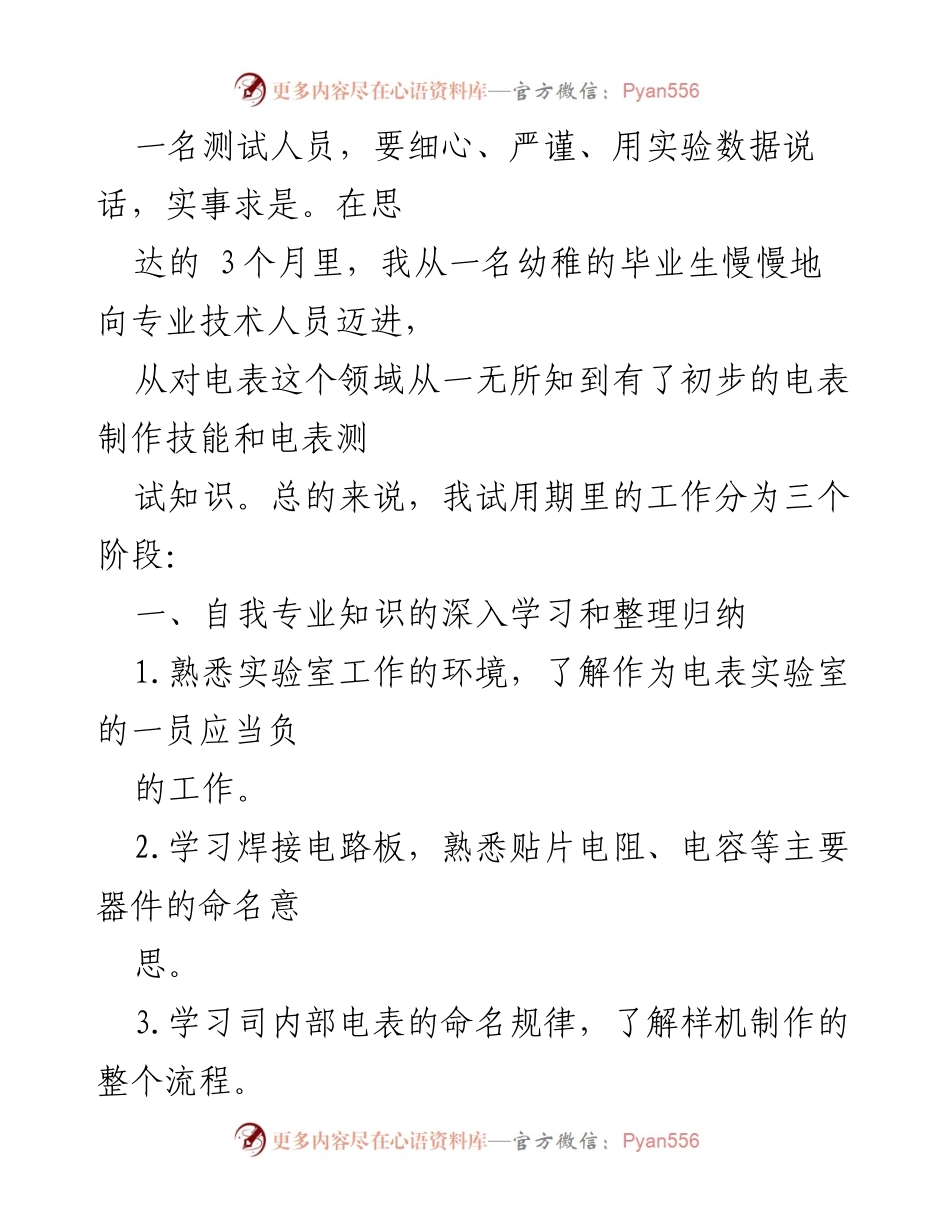 [工作总结] 试用期 - 从新手到专业技术人员的成长历程.docx_第2页
