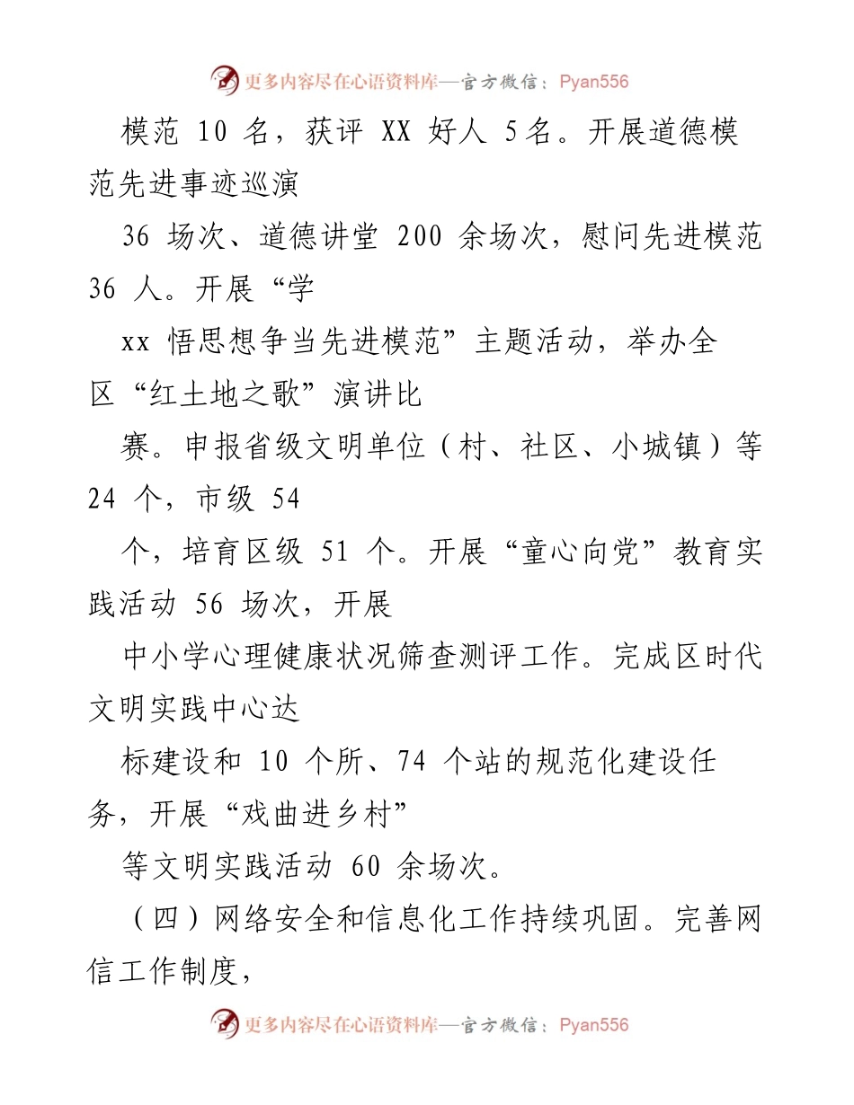 [工作总结] 道德模范与网络安全活动 - 2023年度道德模范与网络安全工作总结.docx_第1页