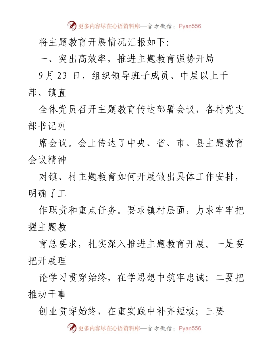 [工作总结] 镇党委 - 第二批主题教育开展情况报告.docx_第2页