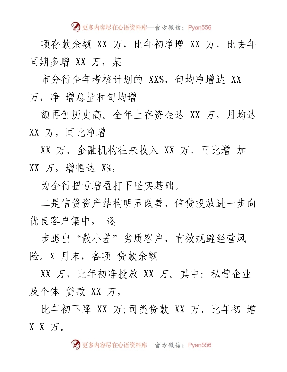 [工作总结] 银行支行 - 2022年度工作总结及成绩回顾.docx_第2页