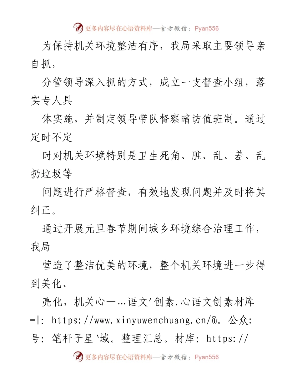[工作总结] 节前环境整治 - 持续治“五乱”，整洁迎新春工作总结.docx_第2页