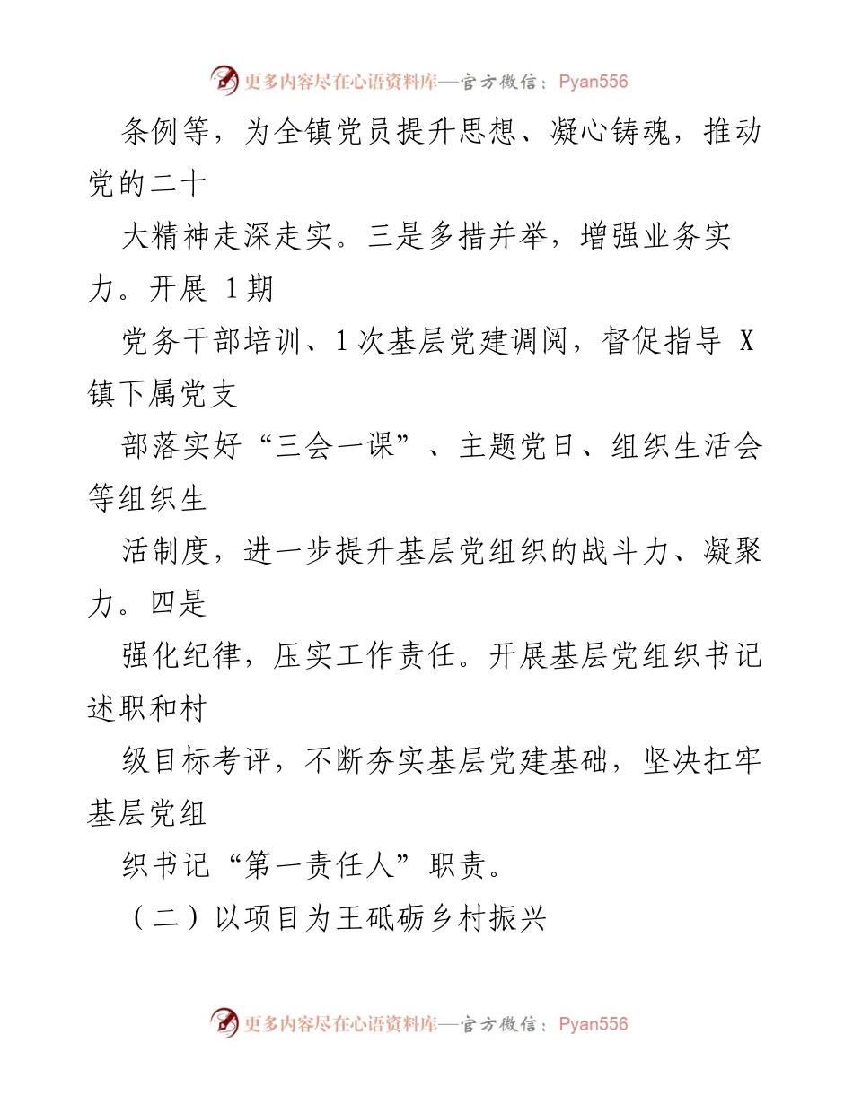 [工作总结] 镇政府 - 2023年上半年工作总结与下半年工作计划_3.docx_第2页
