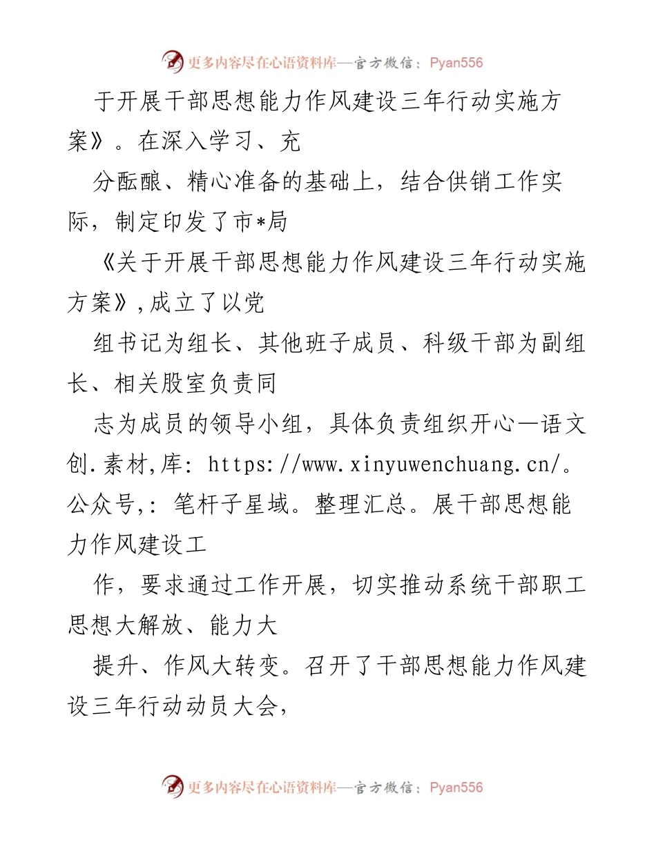 [工作总结] 领导干部思想能力作风建设 - 2023年思想能力作风建设工作开展情况报告.docx_第2页