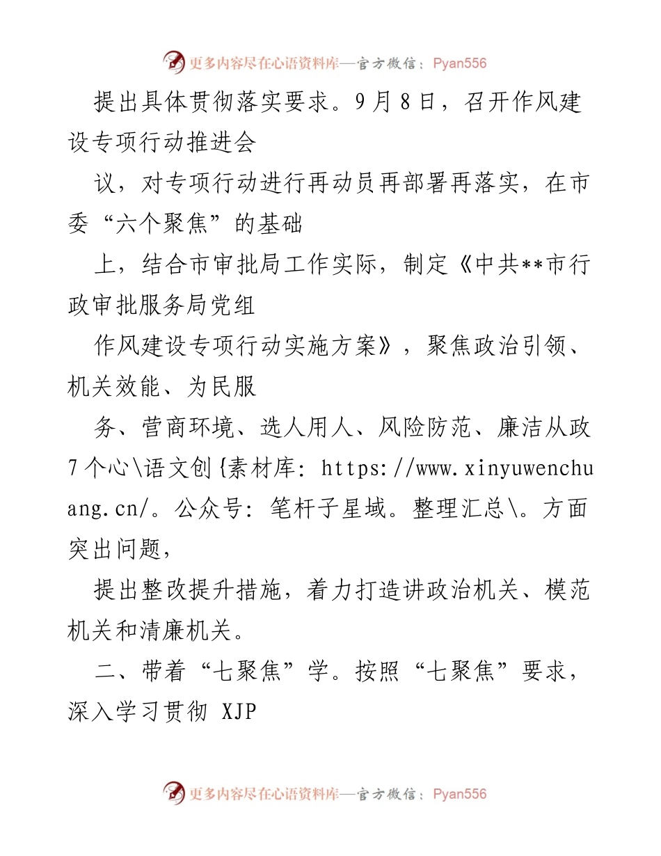 [工作总结] 行政审批服务局 - 作风建设专项行动工作汇报.docx_第2页