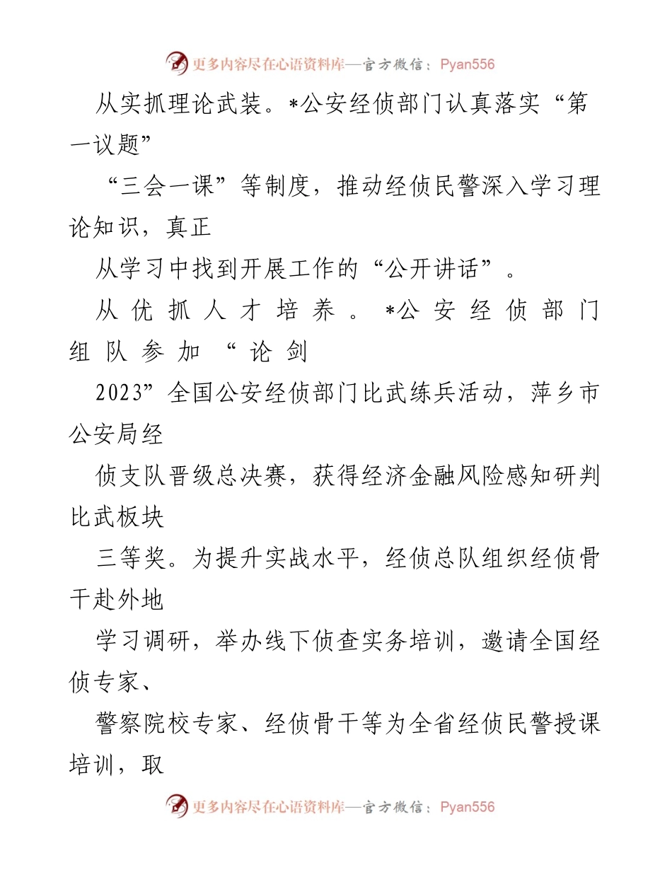 [工作总结] 经验交流 - 推进经侦工作现代化建设的实践与成效.docx_第2页