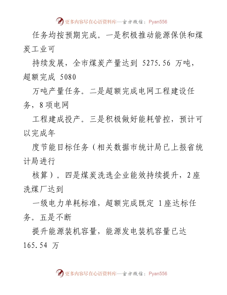 [工作总结] 能源局 - 2023年工作总结与2024年工作计划.docx_第2页