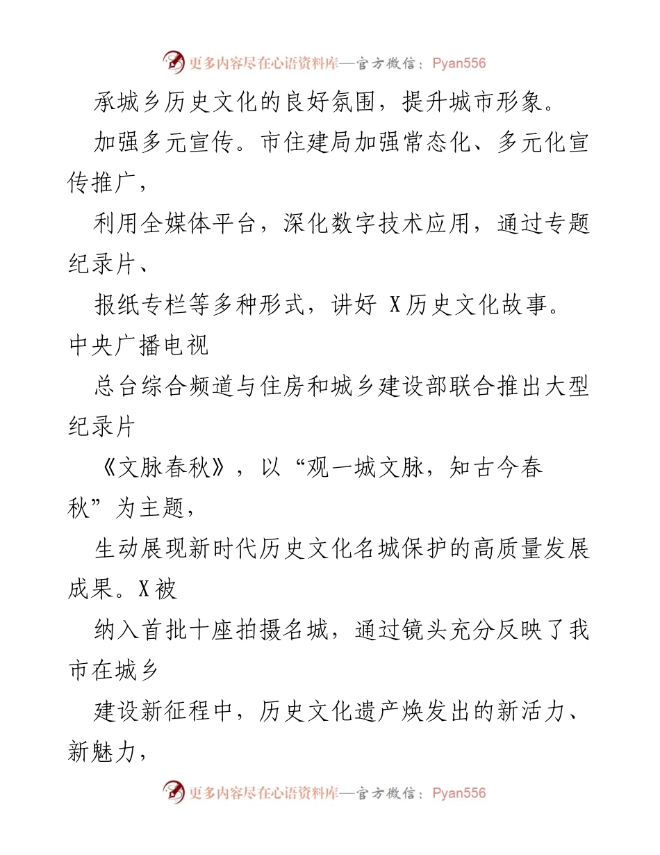 [工作总结] 经验交流会 - 强化历史文化名城保护，共谱可持续发展新篇.docx_第2页