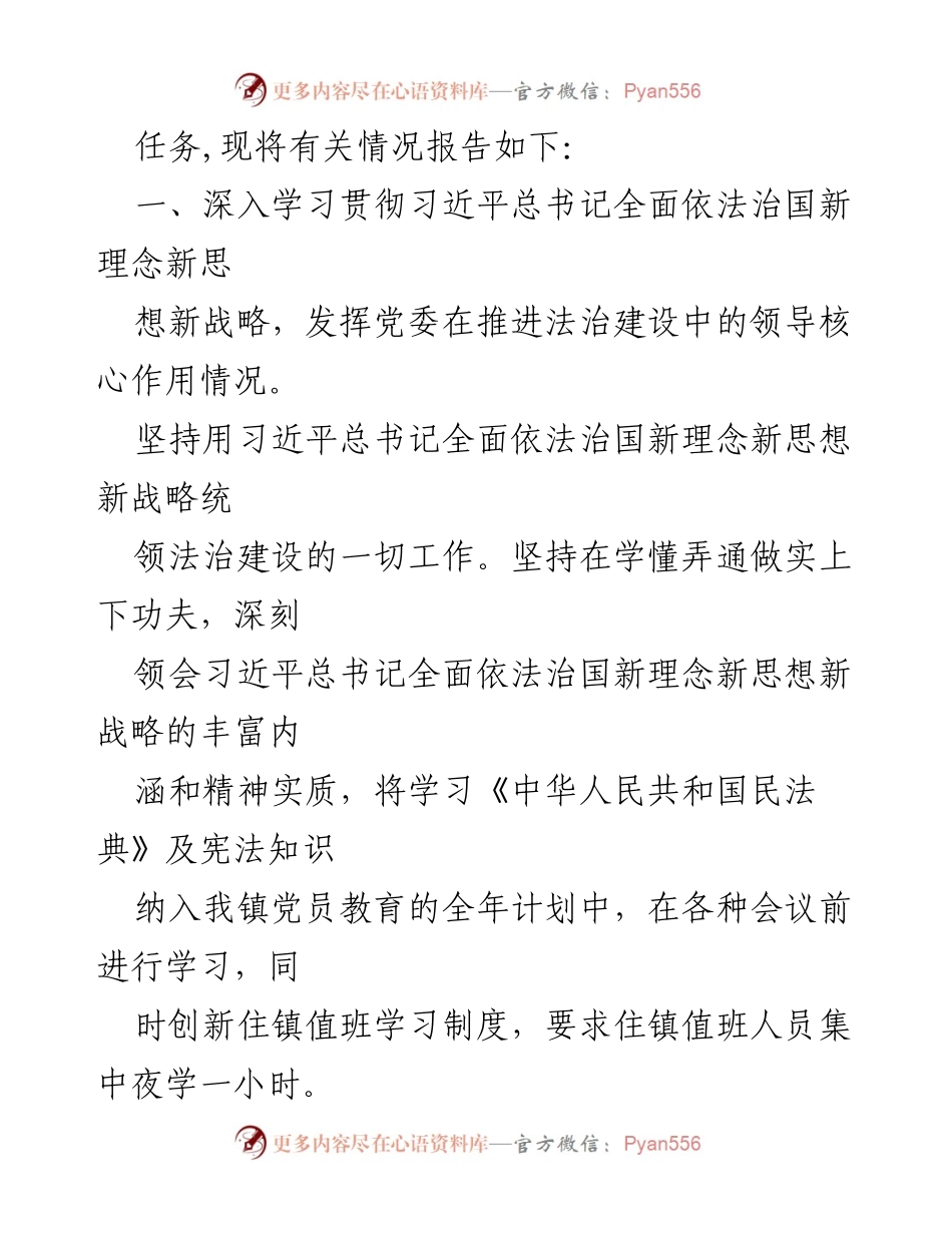 [工作总结] 镇乡法治建设 - 2020年法治政府建设工作总结报告.docx_第2页