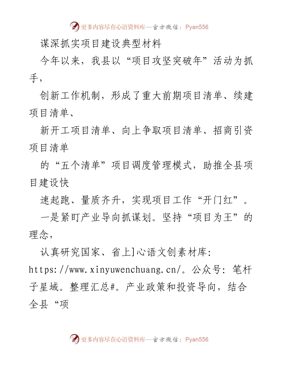 [工作总结] 项目建设 - 深入推进项目建设的创新机制与成效.docx_第1页