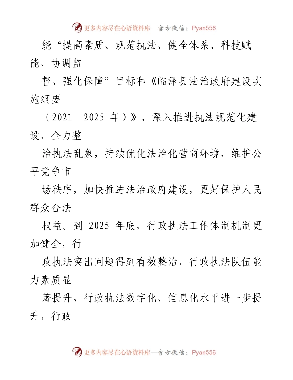 [工作总结] 行政执法 - XXX县提升行政执法质量三年行动实施方案（2023-2025年）.docx_第2页