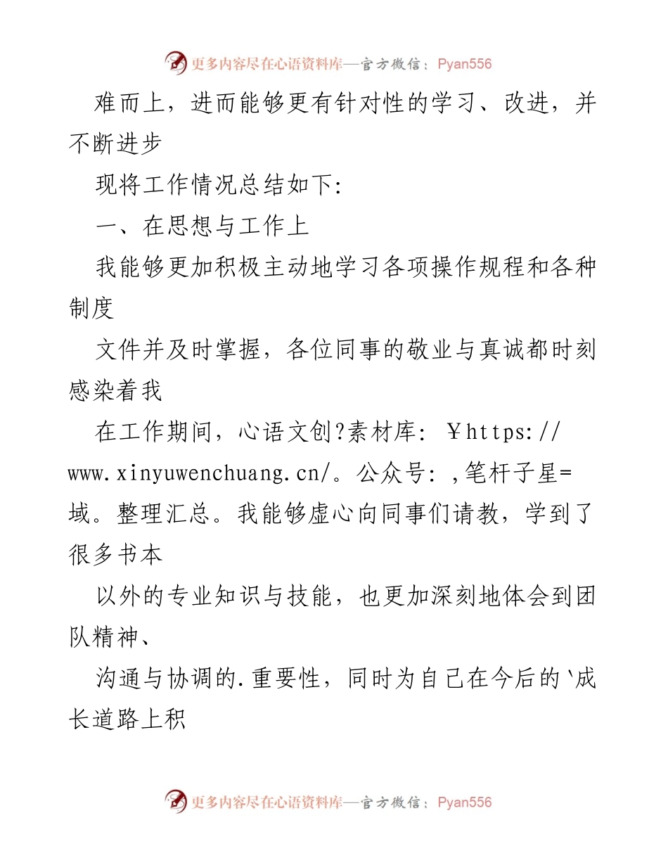 [工作总结] 银行工作人员 - 个人成长与业务提升总结.docx_第2页
