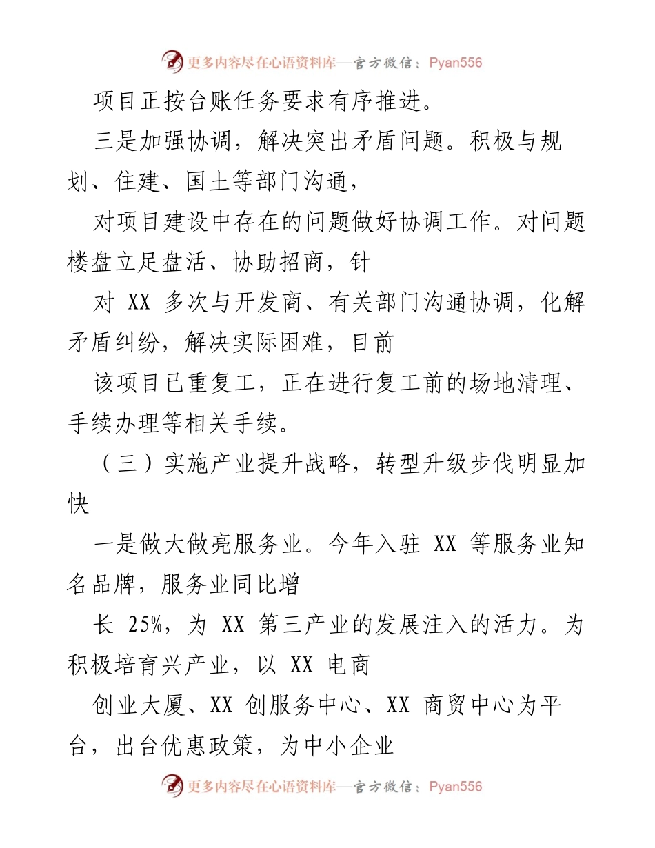 [工作总结] 项目实施与产业发展 - 综合经济实力提升与产业转型升级工作总结.docx_第2页
