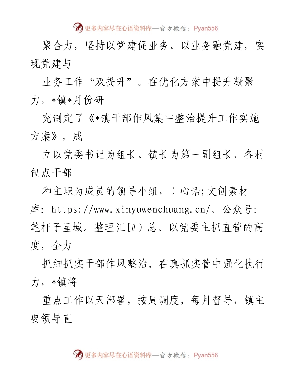 [工作总结] 镇乡 - 2023年第一季度工作效能提升行动总结.docx_第2页