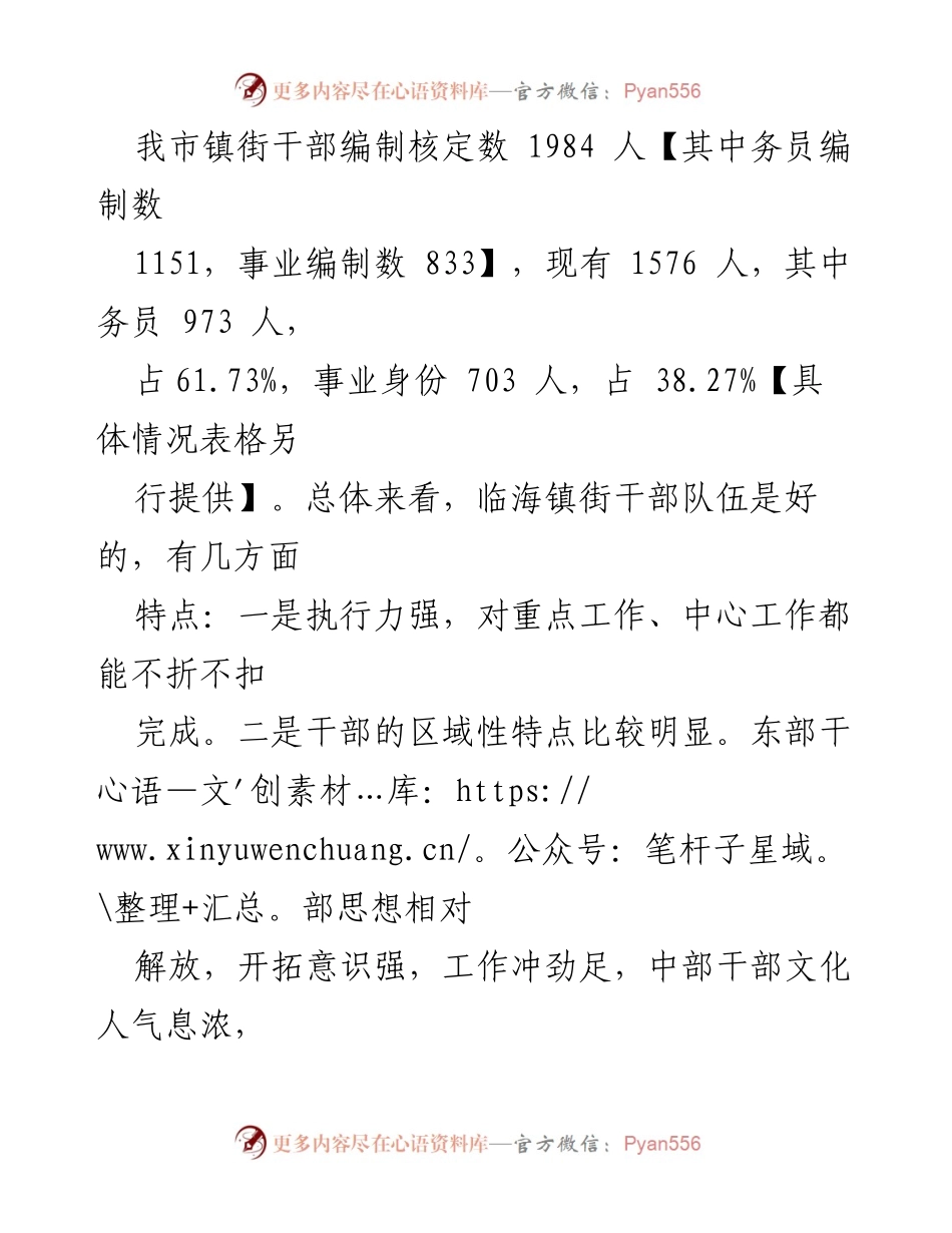 [工作总结] 镇（街道）干部队伍建设 - 镇街干部队伍建设专项述职报告.docx_第2页